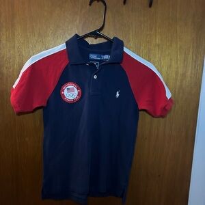 Polo by Ralph Lauren Kids Navy and Red Polo Shirt